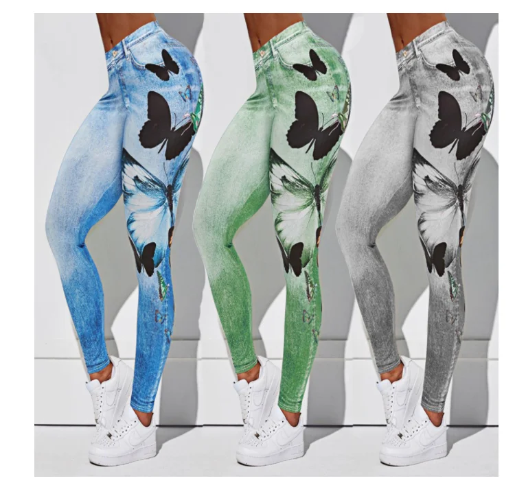 

New ButterflySport Leggings Women 3D Printing Tights Yoga Pants Gym Leggin Ladies Seamless Leggins for Female LeginsySexy Legins