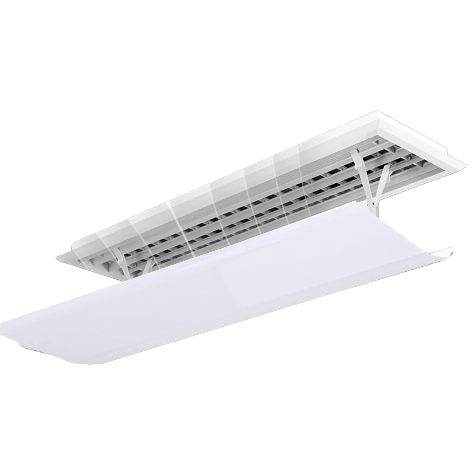 Adjustable Air Deflector Retractable Air Conditioner Wind Outlet Baffle Effective Windbreak Retractable Space Saving