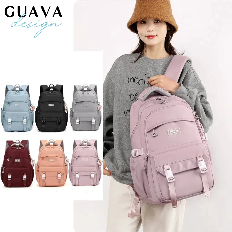 

New Female Fashion Men High Capacity Waterproof College Backpack Trendy Women Laptop School Bags Cute Girl Travel Book Bag Cool