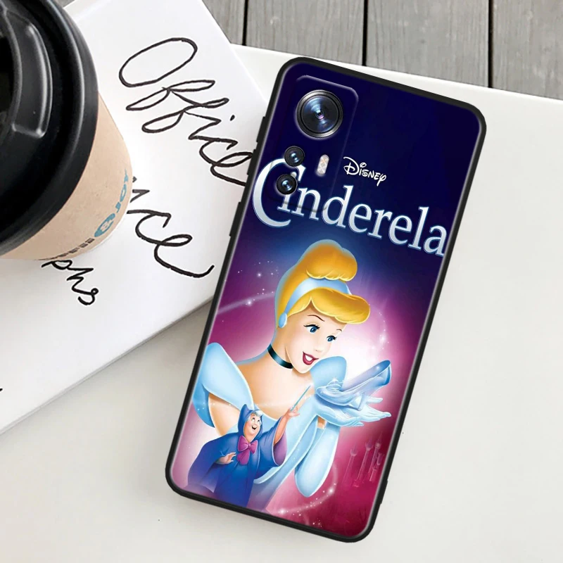 Disney Sleeping Beauty For Xiaomi Mi 13 12T 12S 12X 11i 11X 11T Play HyperCharge Lite Ultra Pro Black Soft Phone Case