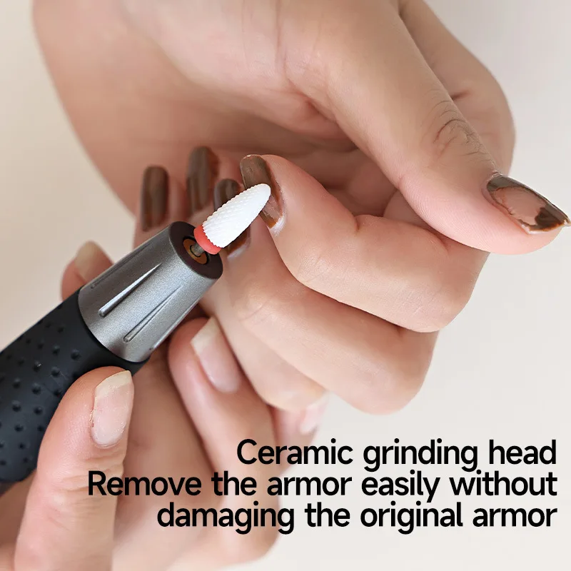 Professional Electric Nail Drill Polishing Machine Rechargeable Portable Nails File Set for Dead Skin Removal Manicure Pen