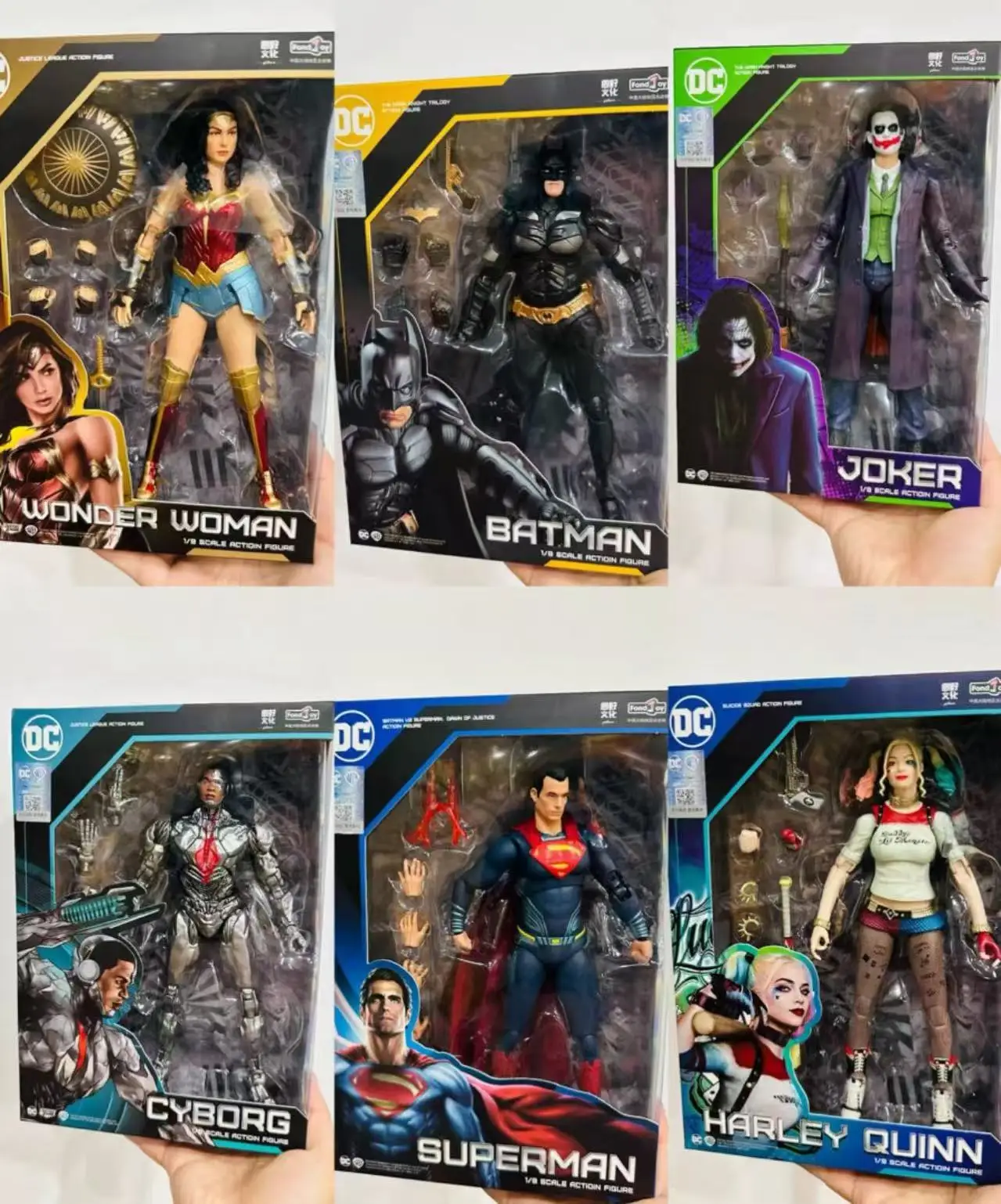

Fondjoy DC Wonder Woman Harley Quinn Joker Superman 1/9 Scale Action Figure Anime Characters Genuine Model Collectible Boys Gift