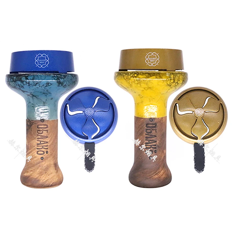 

Keloud Lotus HMD Держатель для угля - Золотая/Синяя/Назадняя глиняная чаша для кальяна для кальяна, аксессуары для курения чичи