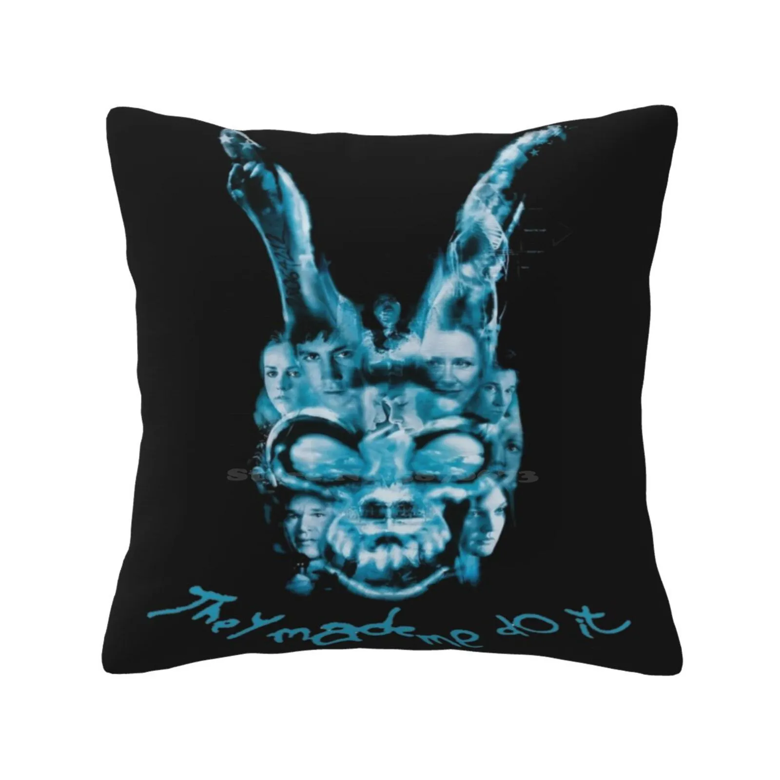 Darko-They Made Me Do It Pillows Case Bedroom Home Decoration Donnie Darko They Made Me Do It Mad World Frank Traveltime God