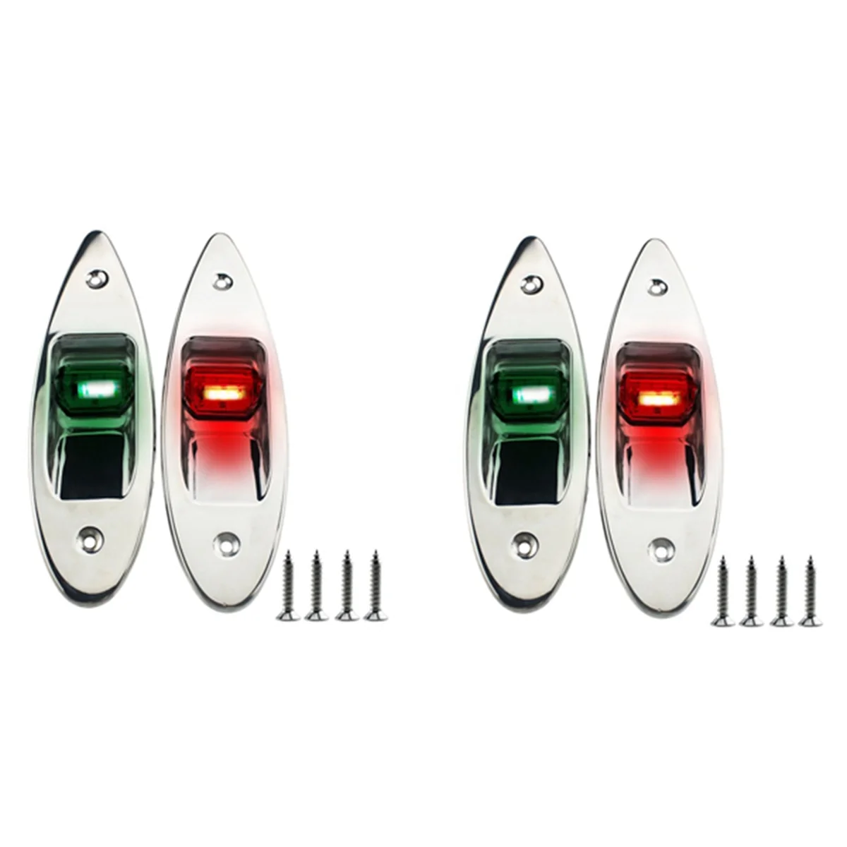 LED Two-Color Signal Lights Marine Universal Navigation Lights Navigation Lights Boat Supplies