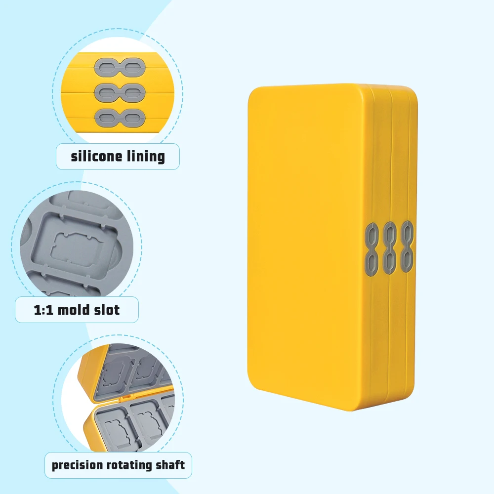 Scatola portaoggetti 72 in 1 adatta per carte da gioco Switch 1/2