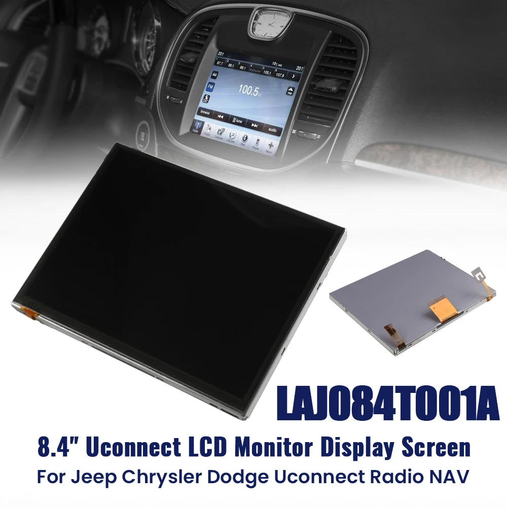

Новый сенсорный экран LAJ084T001A Uconnect 3 8,4 дюйма для Dodge Charger Dart Journey 2011-2018, для радио и навигации