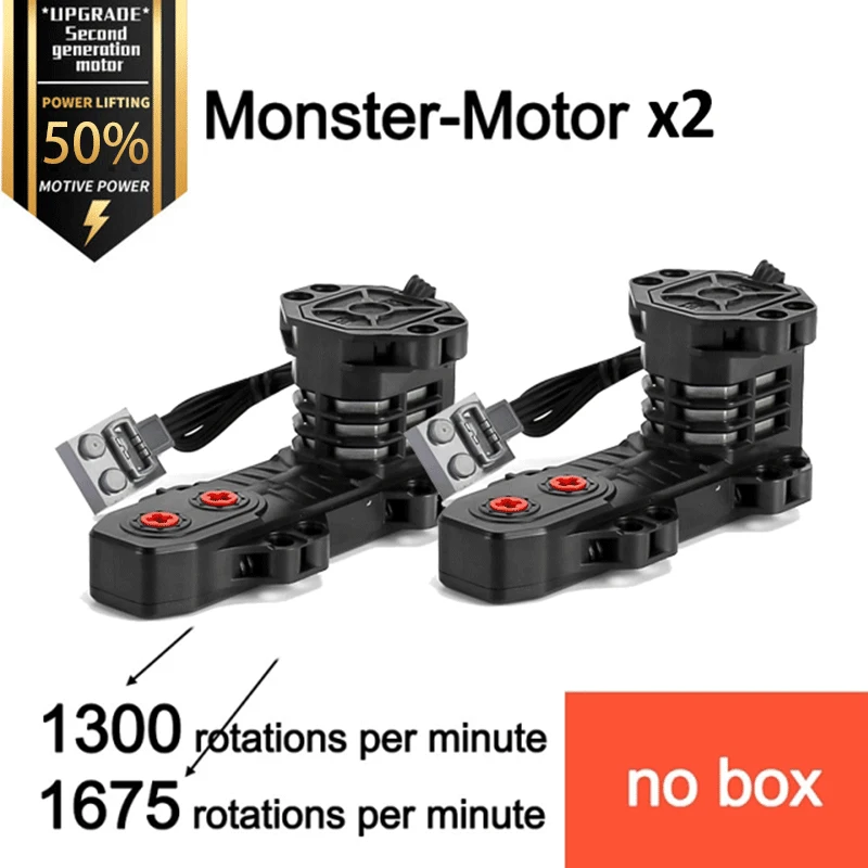 Mold KING MOC RC Multi Power funzioni parti ad alta velocità M XL L servomotore Monster Motor PF Model Sets