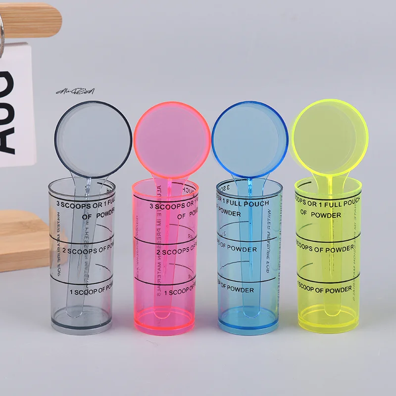 البلاستيك الجينات الأسنان قياس ملعقة السائل عن طريق الفم الانطباع المواد خلط كوب مغرفة لأداة مسحوق مختبر الأسنان