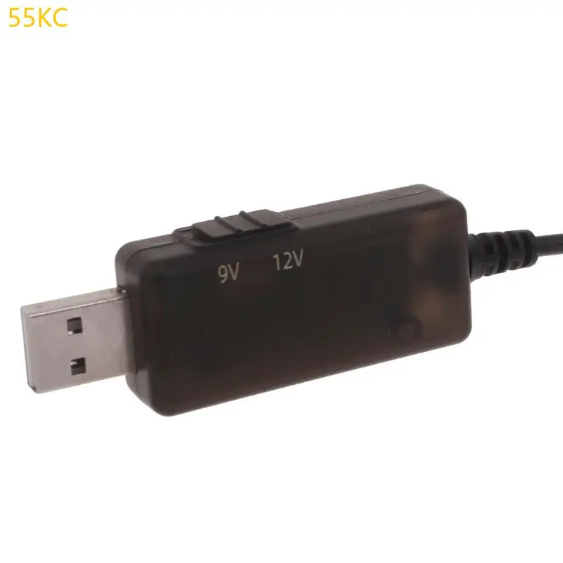 

55KC Double Output 9V/12V USB Cable Conbveter Line for WiFi Router Speaker