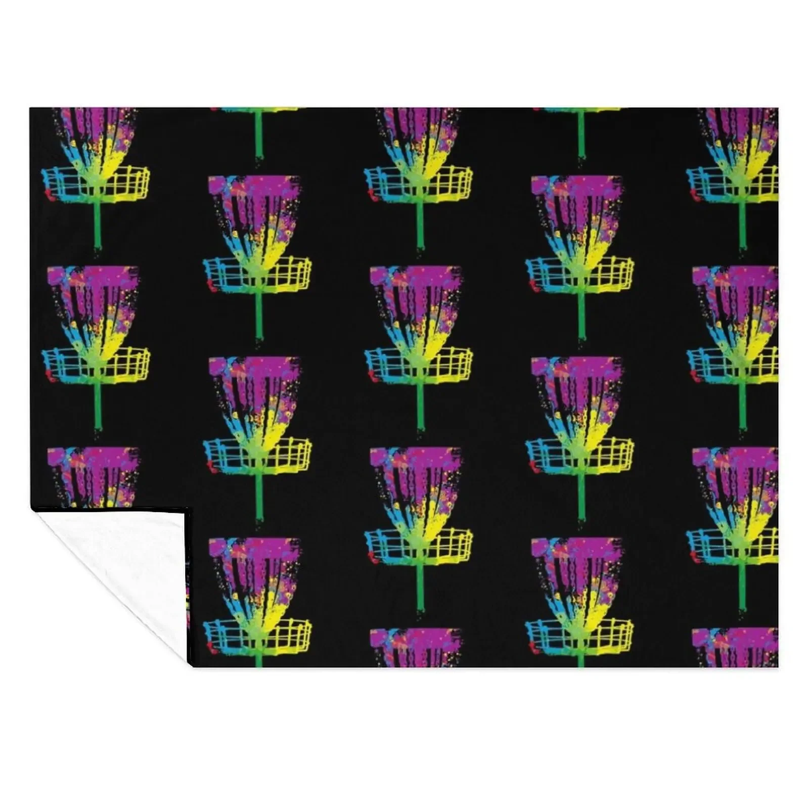 

Splash Disc Golf Throw Blanket Decorative Beds Decorative Sofas Nap Soft Plush Plaid Blankets
