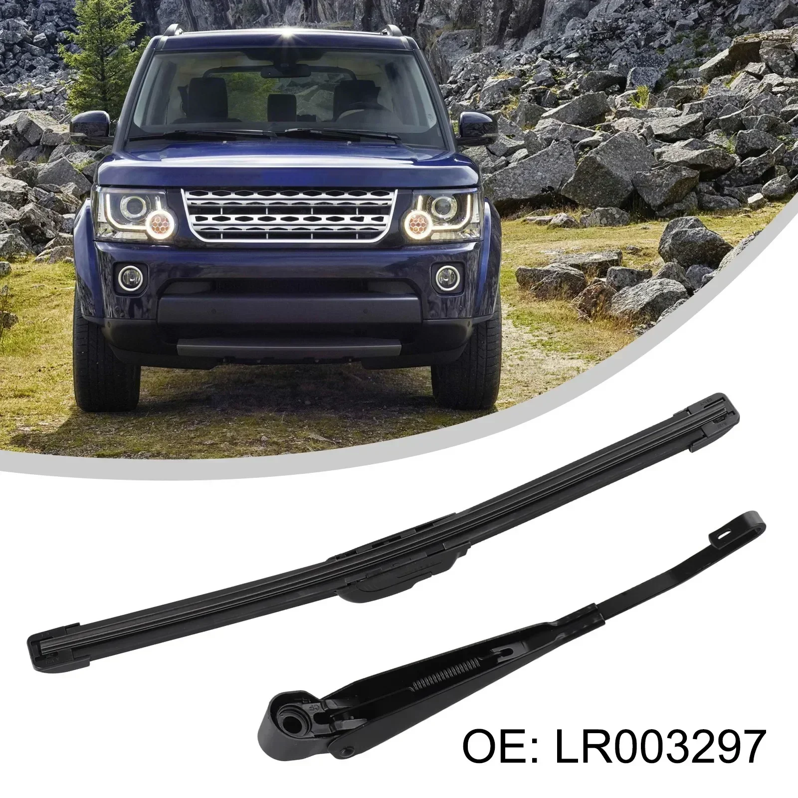 LR003297 Car Rear Wiper Arms Blade For Land Rover For Freelander 2 2006-2014 Metal+Rubber Rear Wiper Replacement Kit