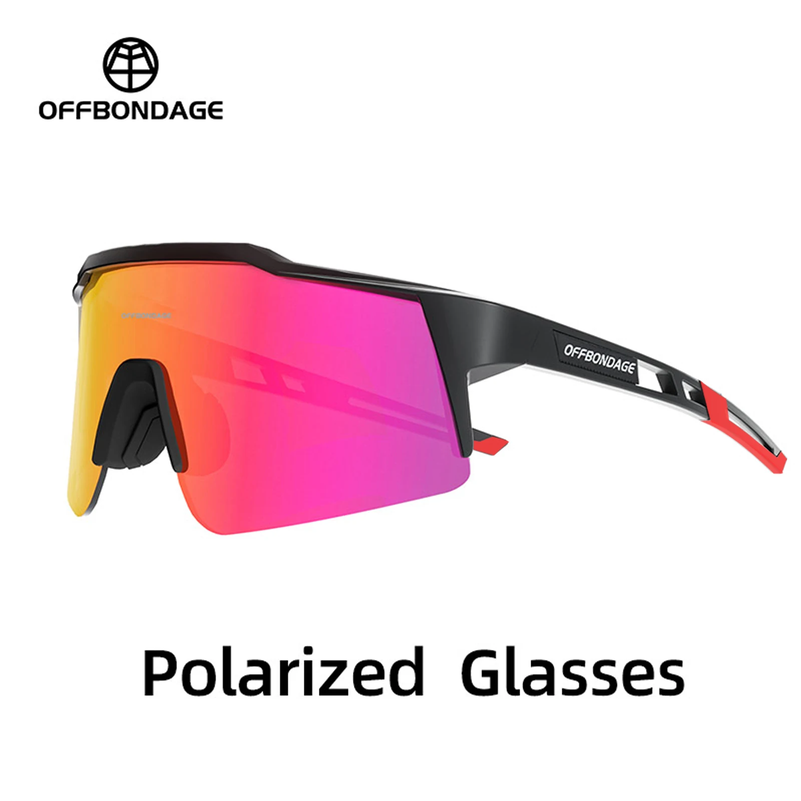 OFFBONDAGE Cycling Glasses MTB Road Bike Polarized Sunglasses UV400 Protection Ultra-light Bicycle Eyewear Sport Equipment