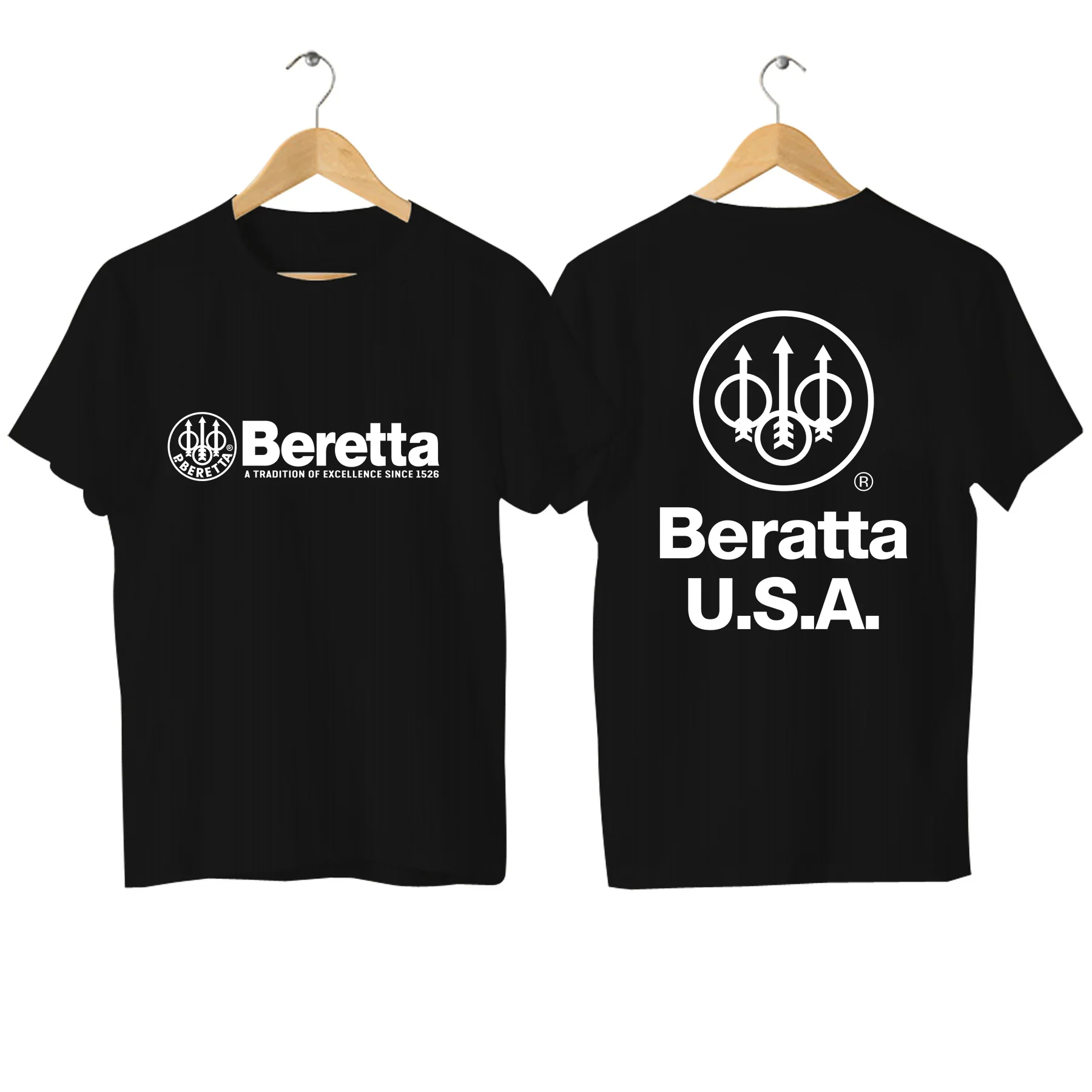 2024 Men T Shirt Casual Berettas Firearms Gun Logo T-shirt Graphic Oversized Sports Tops Breathable Comfortable Streetwear S-3XL