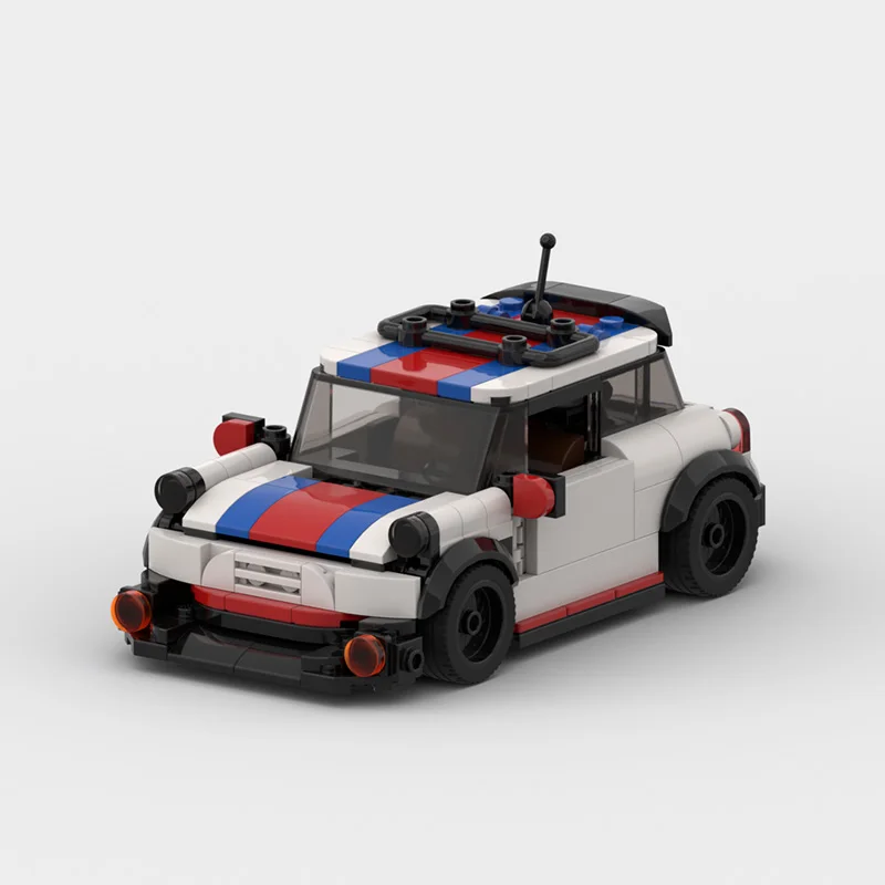 MOC Mi-ni Coo-pers Set JCW F60S Countryman Sports Car Building Blocks SUV Off-road Speed Racing Vehicle Bricks Toys Boys Gifts