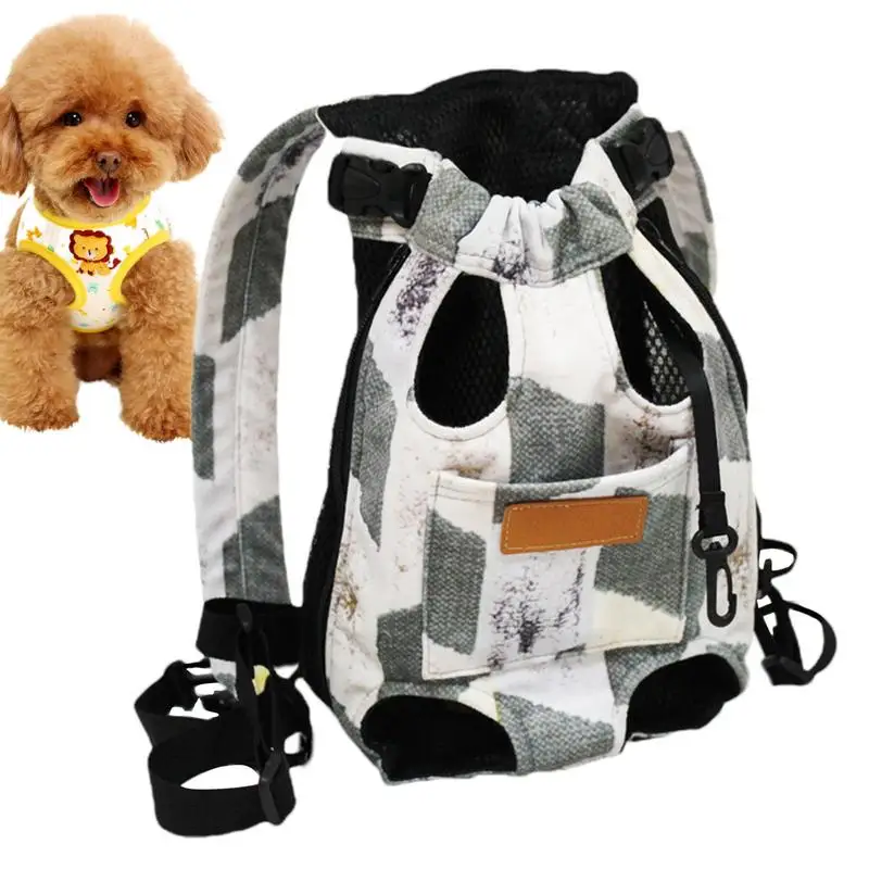 

Pet Travel Backpack Portable Breathable Kitten Carrier Bag With Wide Shoulder Straps Built-In Safety Lock Multi-Purpose Pet