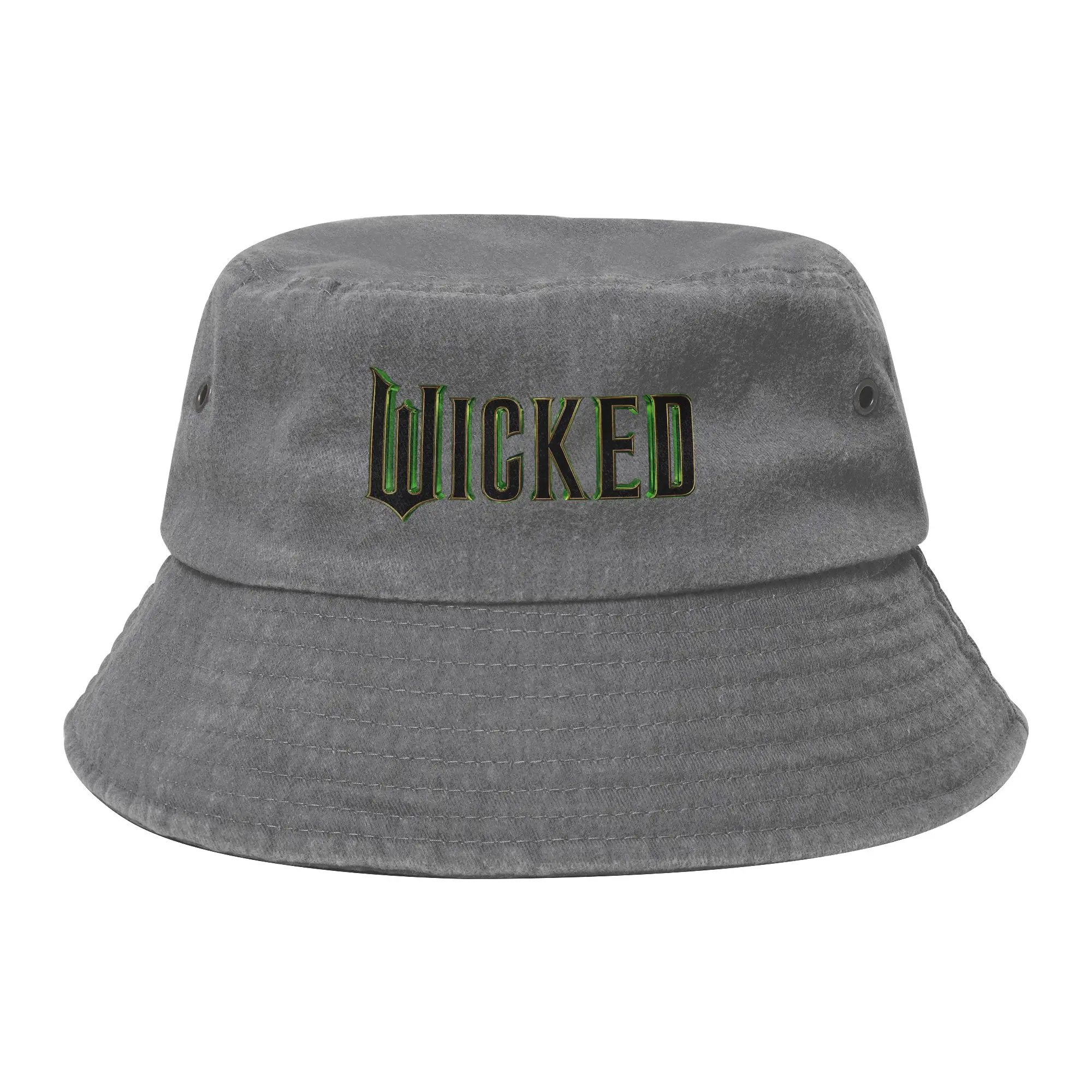 Wicked Movie Logo Bucket Hat for Woman Summer Travel  Field Hat Stylish UV Protection for Outdoor Sports Fishing Fisherman Hat