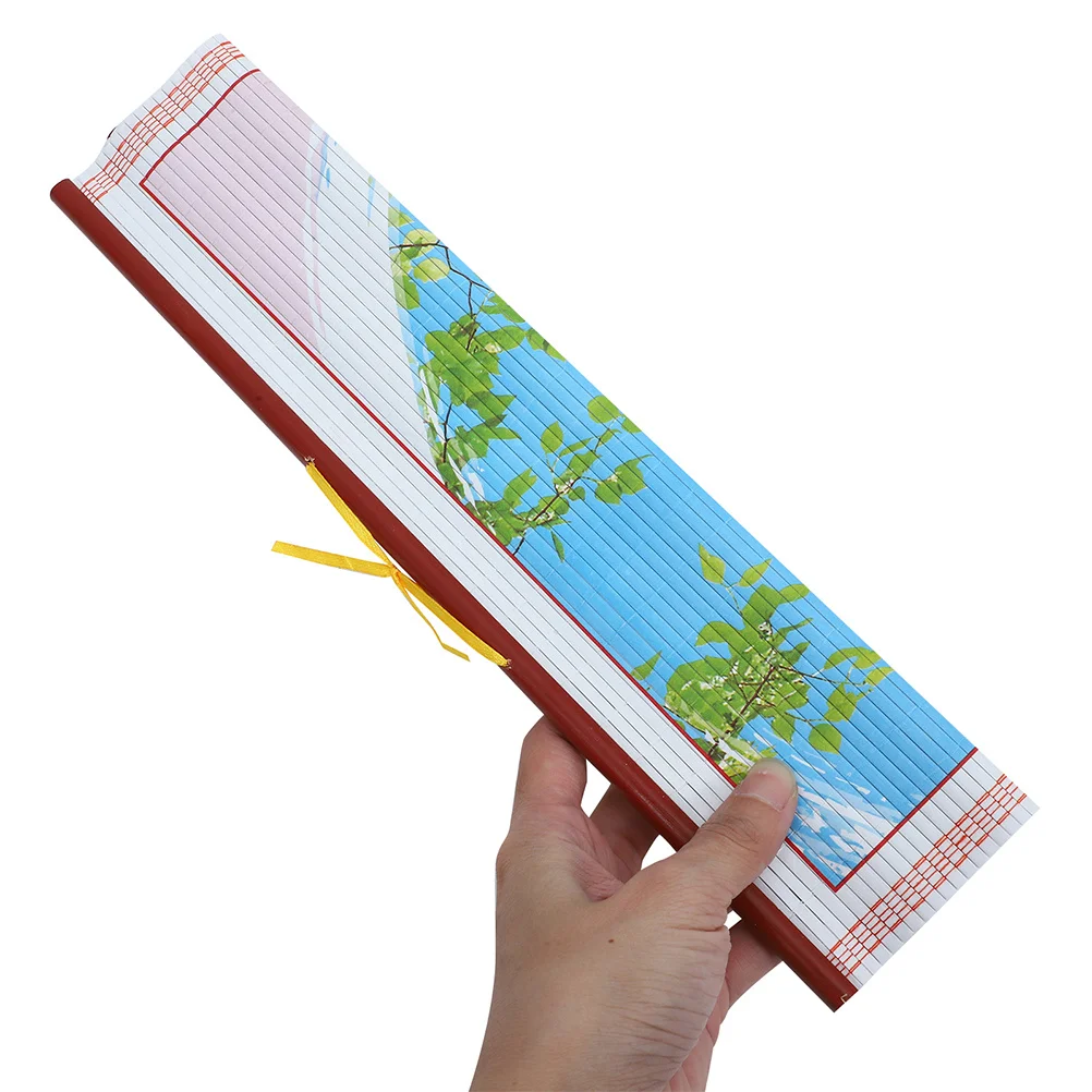 2Pcs Year of The Snake Imitation Rattan Wall Scroll Calendar 2025 Traditional Lunar Monthly Planner Spring Festival Home Office