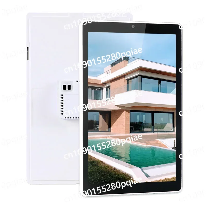 New White Color 8 Inch Smart Switch RS485 Flush in Wall Android 11 Tablet