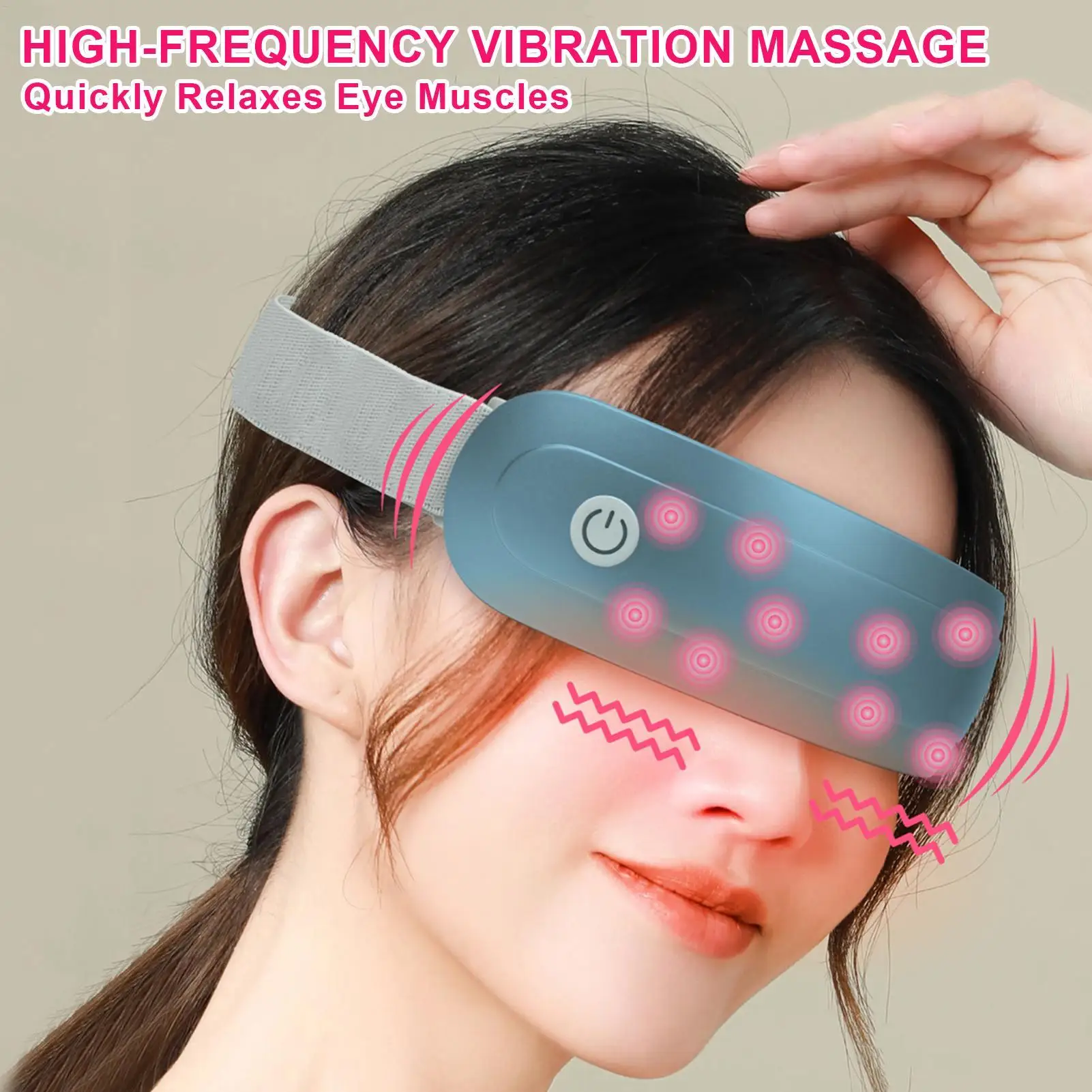 

Eye Massager Warm Spa Eye Care Instrument Smart Relieve Eyes Fatigue Massage Relax Improve Sleep Relieve Dark Circles Eye Care