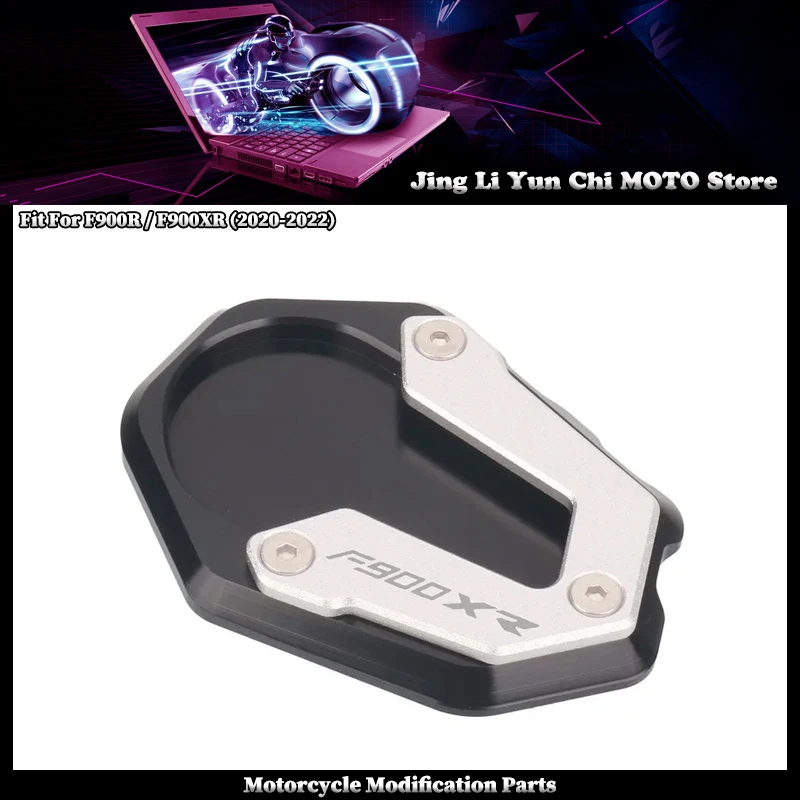 

Motorcycle CNC Kickstand Sidestand Stand Extension Enlarger Pad Fit For BMW F900R F900XR 2020-2022 F900 R XR 2021