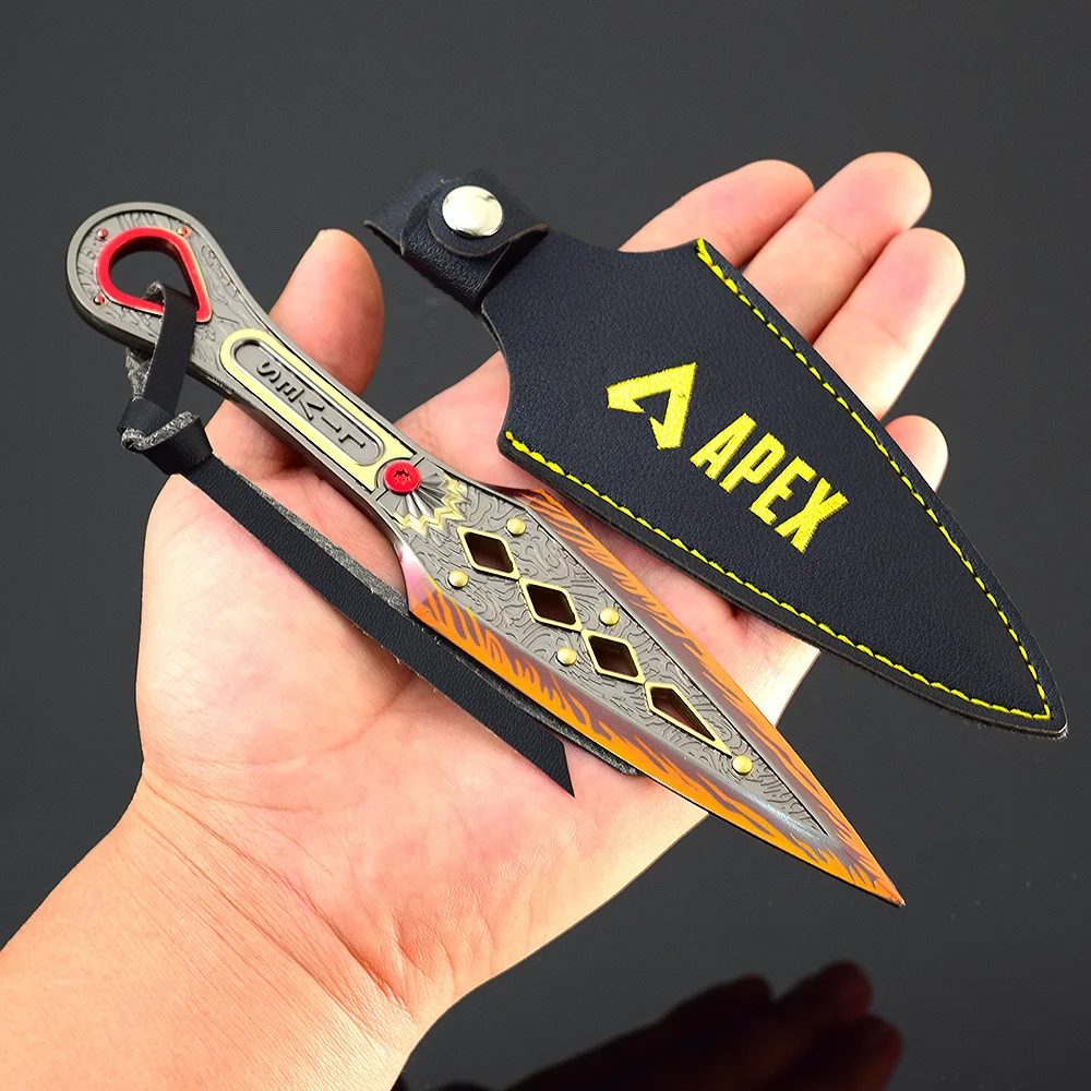 Apex Legends Heirloom Weapons Wraith Kunai 18cm Game Periphery Swords Butterfly Knife Katana Weapon Model Gift Toys for Children