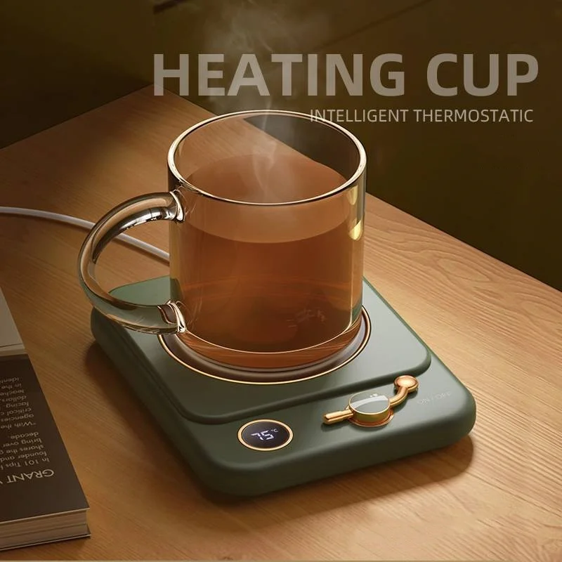 

Coffee Cup Wamer Electric Mug Heater Constant Temperature 3 Gear Settings Keep Milk Tea Warm Heating Pad Coaster for Home Office