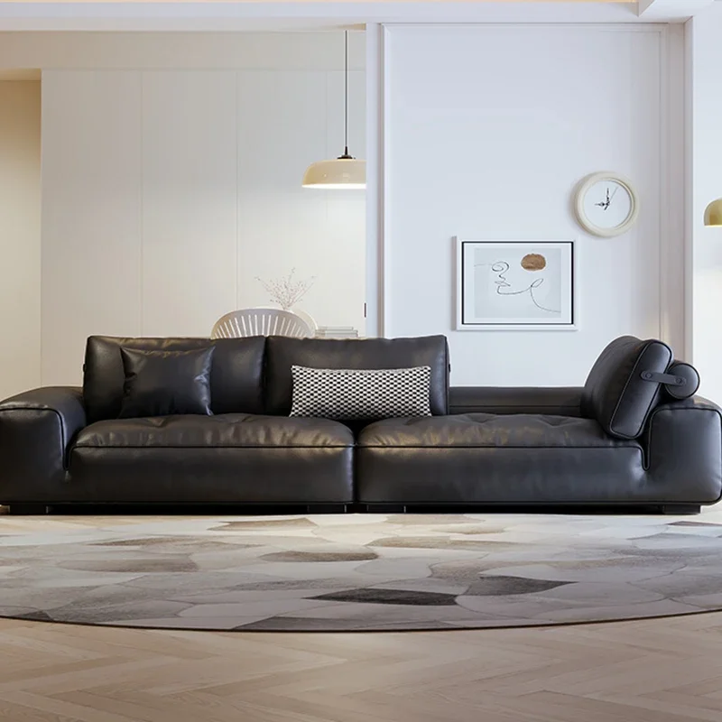 أرائك غرفة المعيشة الأنيقة الحد الأدنى من الجلد الخشبي مصمم أرائك السرير النهاري الحديثة الإيطالية كسول Woonkamer Banken أثاث فريد من نوعه