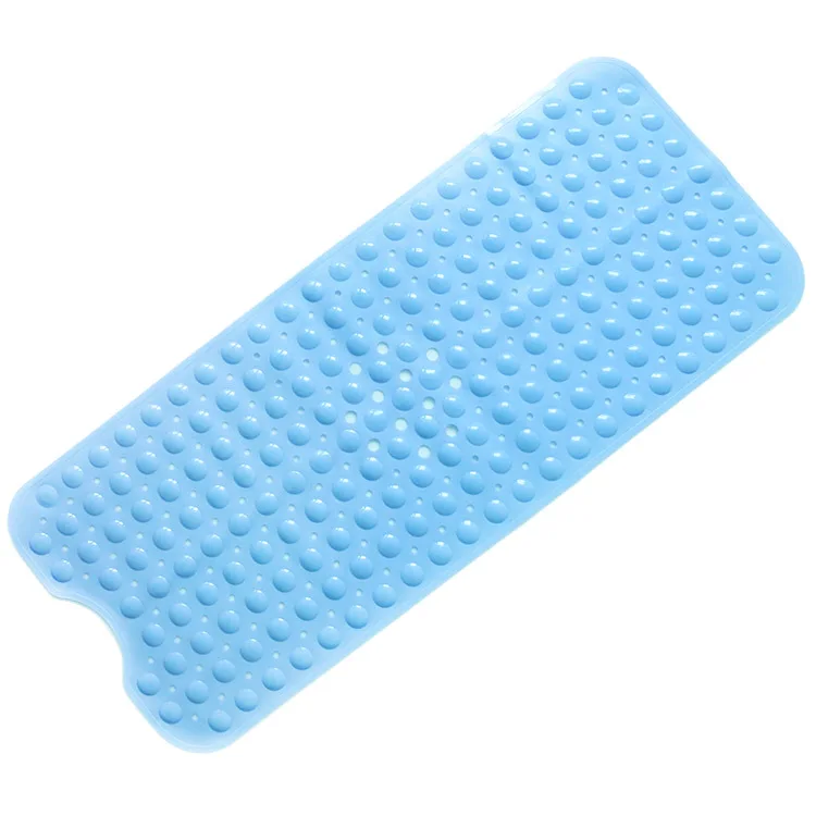 Large  PVC Bath Mat Anti-Slip Shower Bathtub Mats With Sucker Soft Massage Pad Kid's Elder Bathroom Carpet Rug
