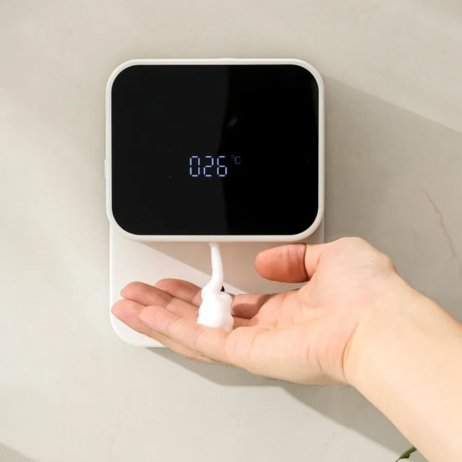 Intelligent Automatic Hand Washing Liquid Machine Sensor Soap Dispenser Foam Wall Mounted USB Charging For Bathroom Kitchen Use