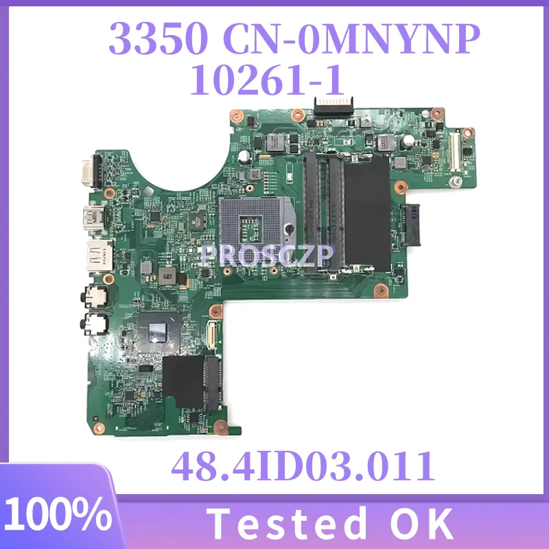 

CN-0MNYNP Высококачественная материнская плата 0MNYVNP MNYNP для ноутбука Dell 3350, материнская плата 10261-1 48.4ID03.011, 100% полная работа, хорошо