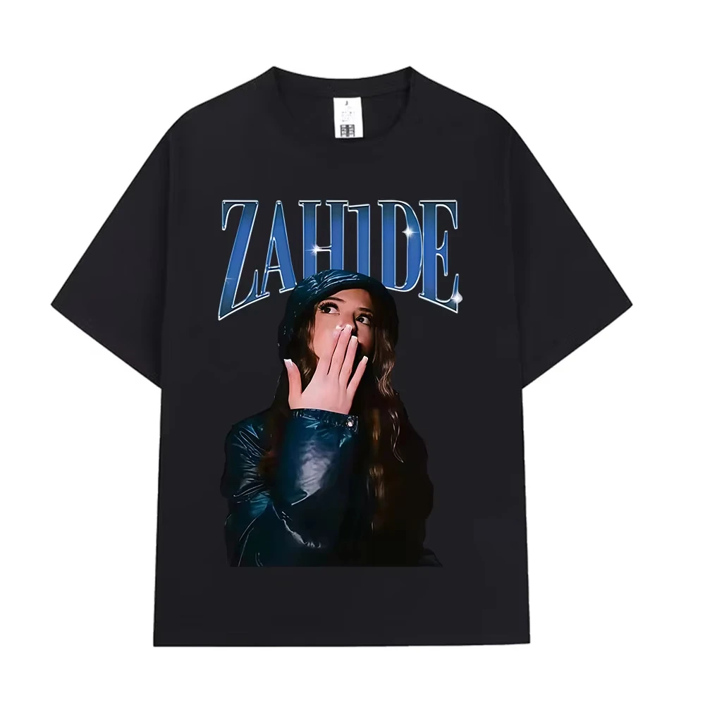 

2025 Zahide Merch Graphic T-shirt Men Women Clothing Fashion High Quality T Shirts Cotton Short Sleeve Harajuku T-shirts