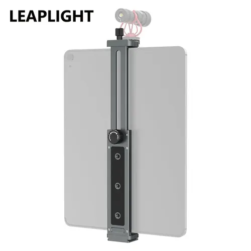 Imagen 1 del producto LEAPLIGHT Soporte para tableta Clip de abrazadera para iPad pro air mini 2 3 4 Clip universal Soporte para trípode para iPhone 16 4,7 ""-12,9"" La mayoría de las tabletas