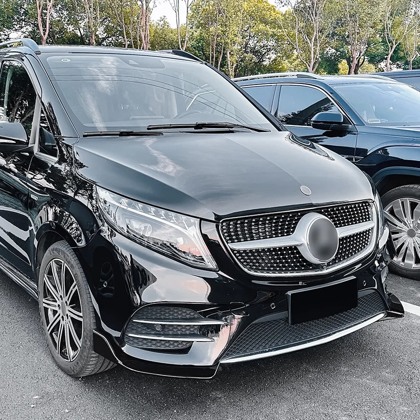 Adatto per la Classe V W447 V260 AMG Linea Ad angolo anteriore Coltello ad aria Adesivo per auto Modifica esterna