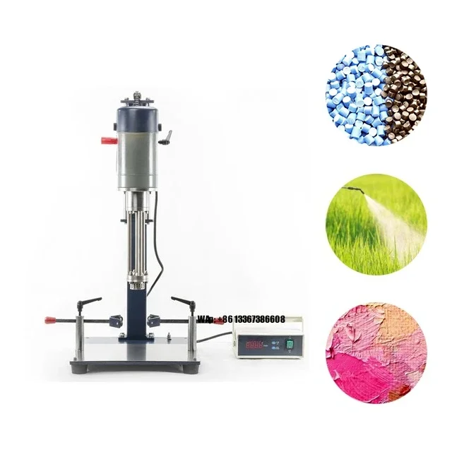 High-Shearing Emulsifier Lab Use SUS316L Viscosity Homogenizer 220V/380V/440V Motor Milling Paint & Powder Mixing
