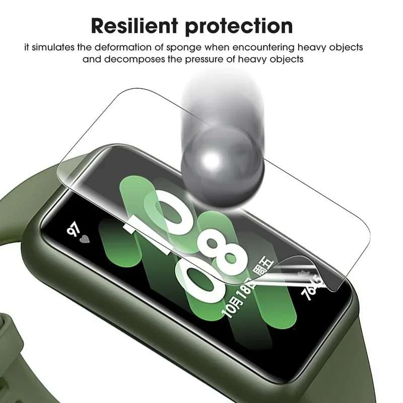 For Huawei Band 8 7 6 Band6 Band7 Soft Hydrogel Film Smart Wristband HD Protective Screen Protector For Honor Band 6 Not Glass