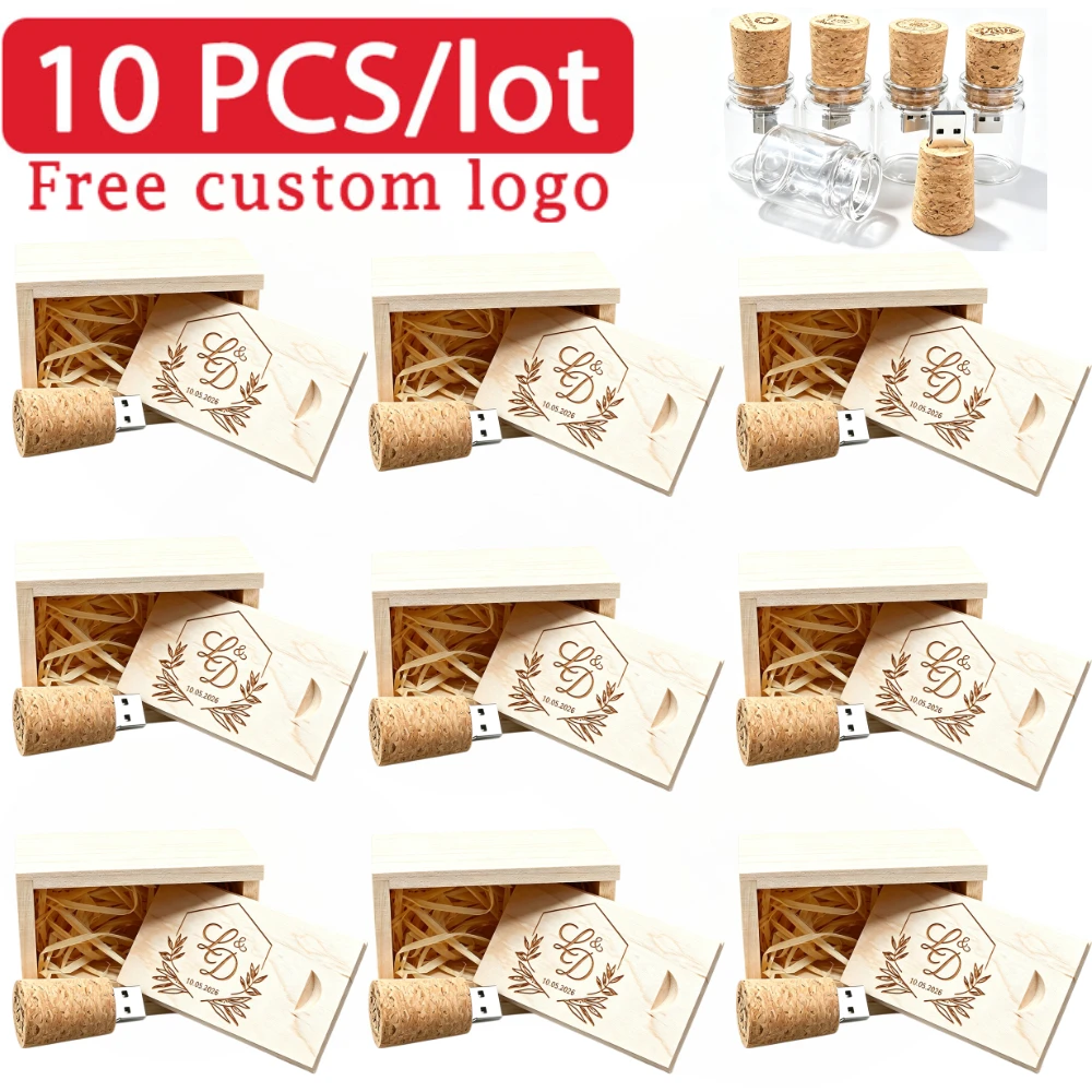 lot-de-10-nouvelles-cles-usb-20-en-forme-de-bouteille-flottante-avec-bouchon-en-verre-et-en-bois-8-go-16-go-32-go-64-go-1-piece-avec-logo-personnalise-gratuit