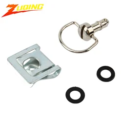Enduro Universele 17Mm Motorfiets Quick Release Schroeven 1/4 D-Ring Draai Race Kuip Bevestigingsmiddel Voor Honda Yamaha Suzuki Kawasaki