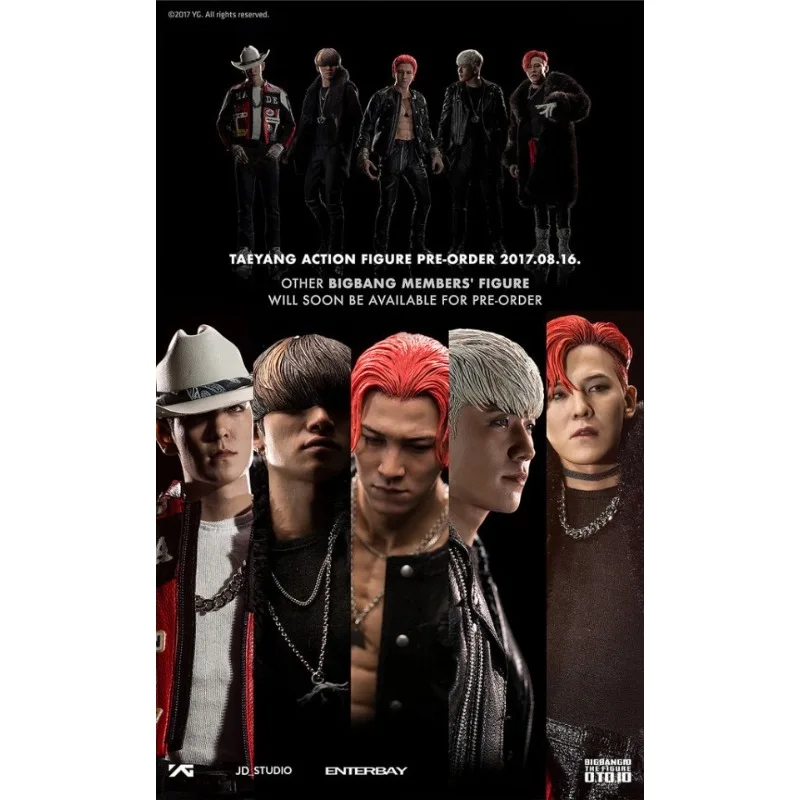 Genuine EB ENTERBAY Bigbang 1/6 Kwon Zhiyong Taeyang Daesung