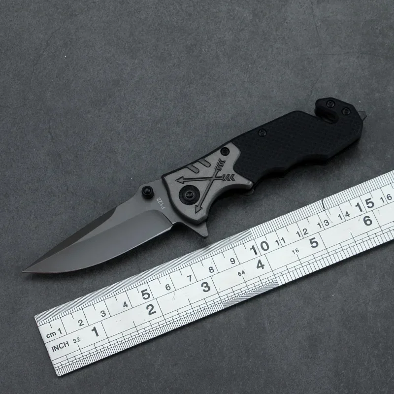 

New Stainless steel high hardness sharp folding knife pocket tactical knife suitable for camping, wilderness survival fishing