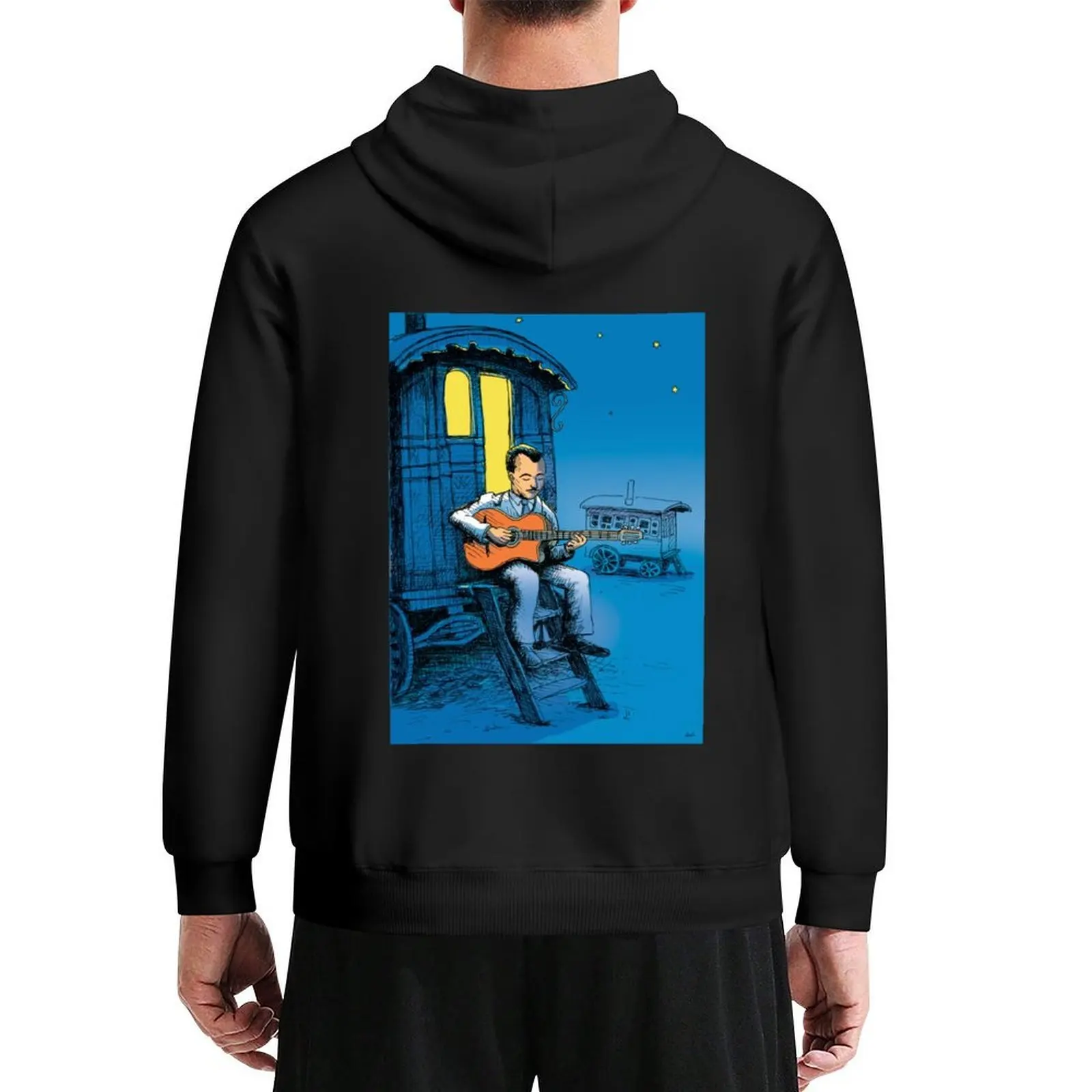 

Django Reinhardt Hoodie graphic t shirts men male clothes autumn clothes men wear mens hoodies