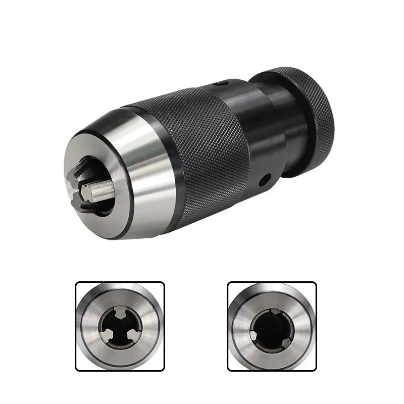 XCAN Keyless Drill Chuck B10 B12 B16 B18 B22 With MT2 Morse Tapper Shank CNC Drilling Machine Drill Chuck