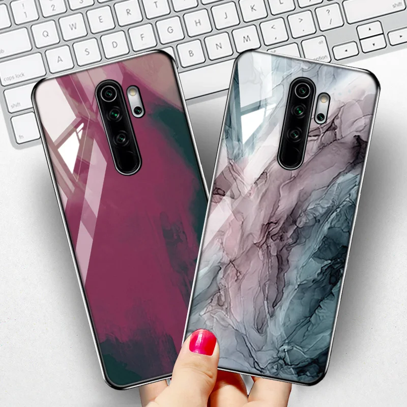 Tempered Glass Case For Xiaomi Redmi Note 9 Pro Funda Xiaomi Redmi Note 9 Pro 10 11 10s 9s 9C NFC 8T 10c 12T 11 Lite Cover