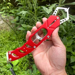 Lip grip para pesca de aluminio y acero inoxidable 21 cm