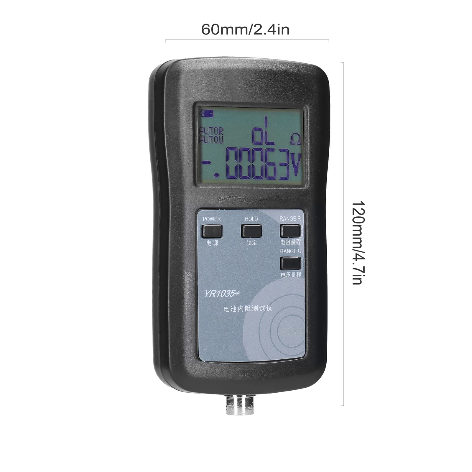 4-wire YR1035+ High Accuracy Fast Lithium Battery Internal Resistance Test Instrument 100V Electric Vehicle Group 18650