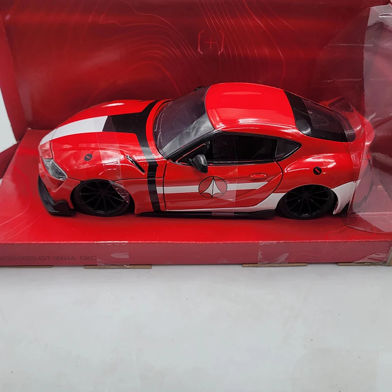 

Diecast 1:24 Scale GR Supra 2020 Alloy Sports Car Model Finished Product Simulation Toy Collection Gift Static Model Display