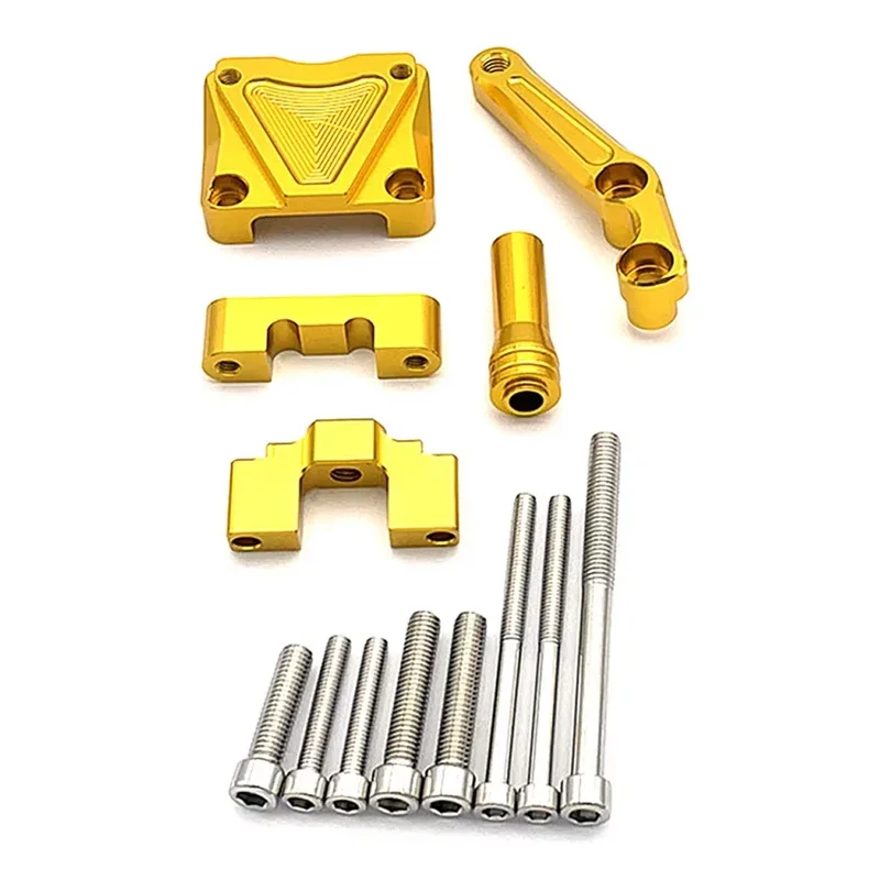 CNC Ammortizzatore di Sterzo Stabilizzatore Staffa di Montaggio In Titanio Per Kawasaki Ninja 300 NINJA300 EX300 2013-2017 2014 2015