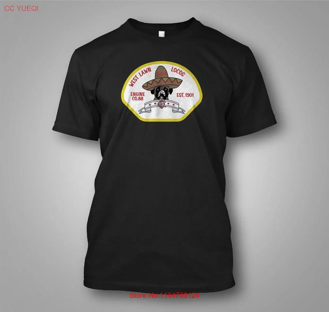 تي شيرت Chicago Fire Department Station 88 مخصص تي شيرت عتيق مغسول ناعم للجنسين ممتد للارتداء اليومي أنيق