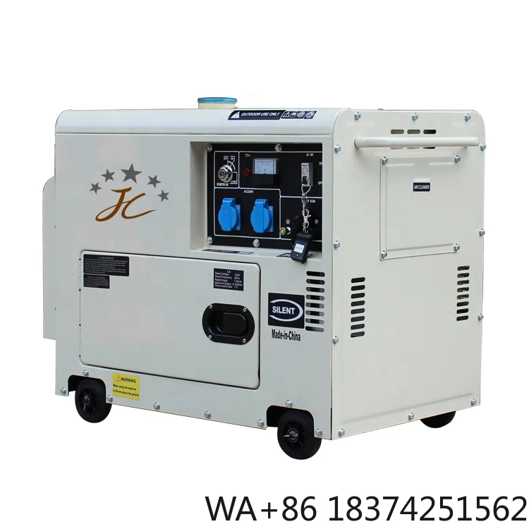 

Taizhou JC Factory Direct Sales Daily Use 220v One Phase 5kw Taizhou JC Stable Operation Super Silent Generator