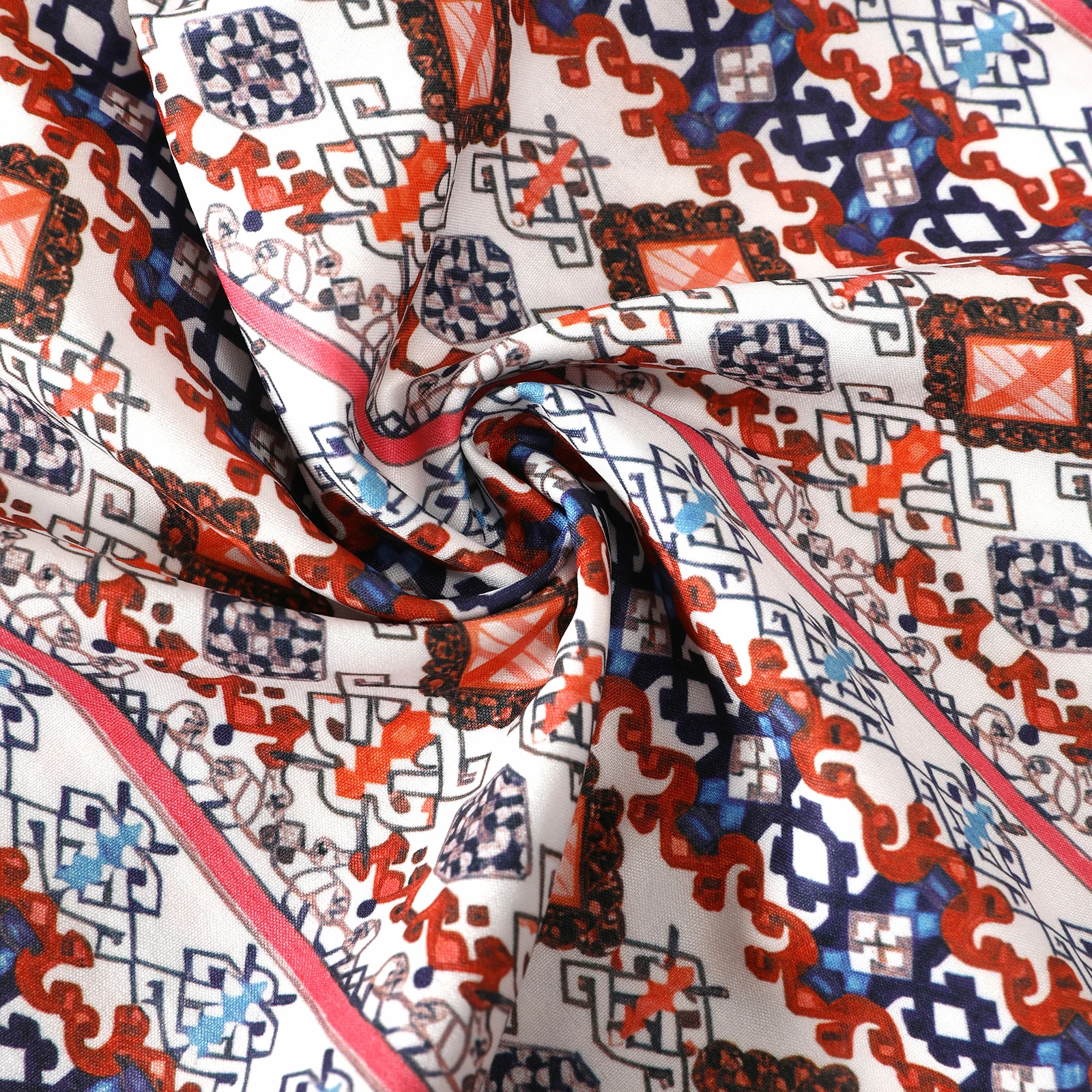 Pantalones con estampado bohemio para mujer, pantalones de pierna ancha indie folk, versátiles, informales, holgados, a la moda